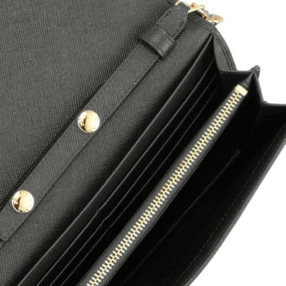 Prada Saffiano Wallet on Chain + Box, Card - Picture 2 of 13